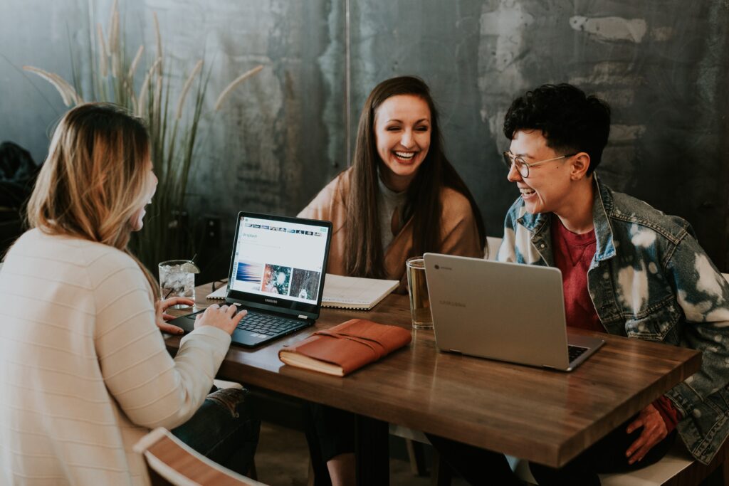 Co-working space for people working from home 